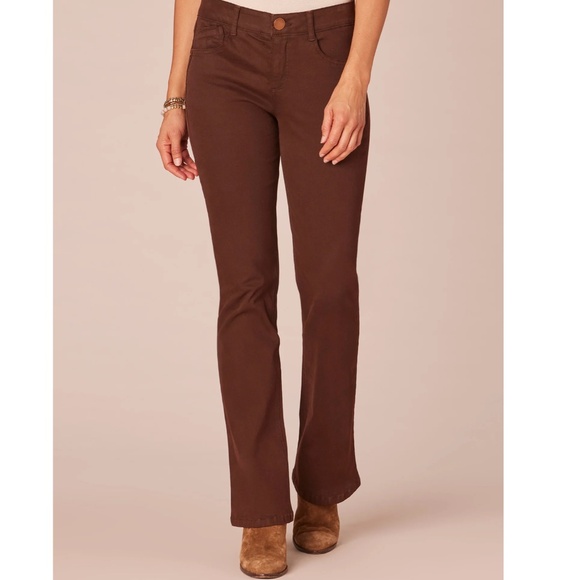 Never Worn Teal Democracy "Ab"solution Mid-Rise Bootcut Pants Size 10 - Picture 5 of 12